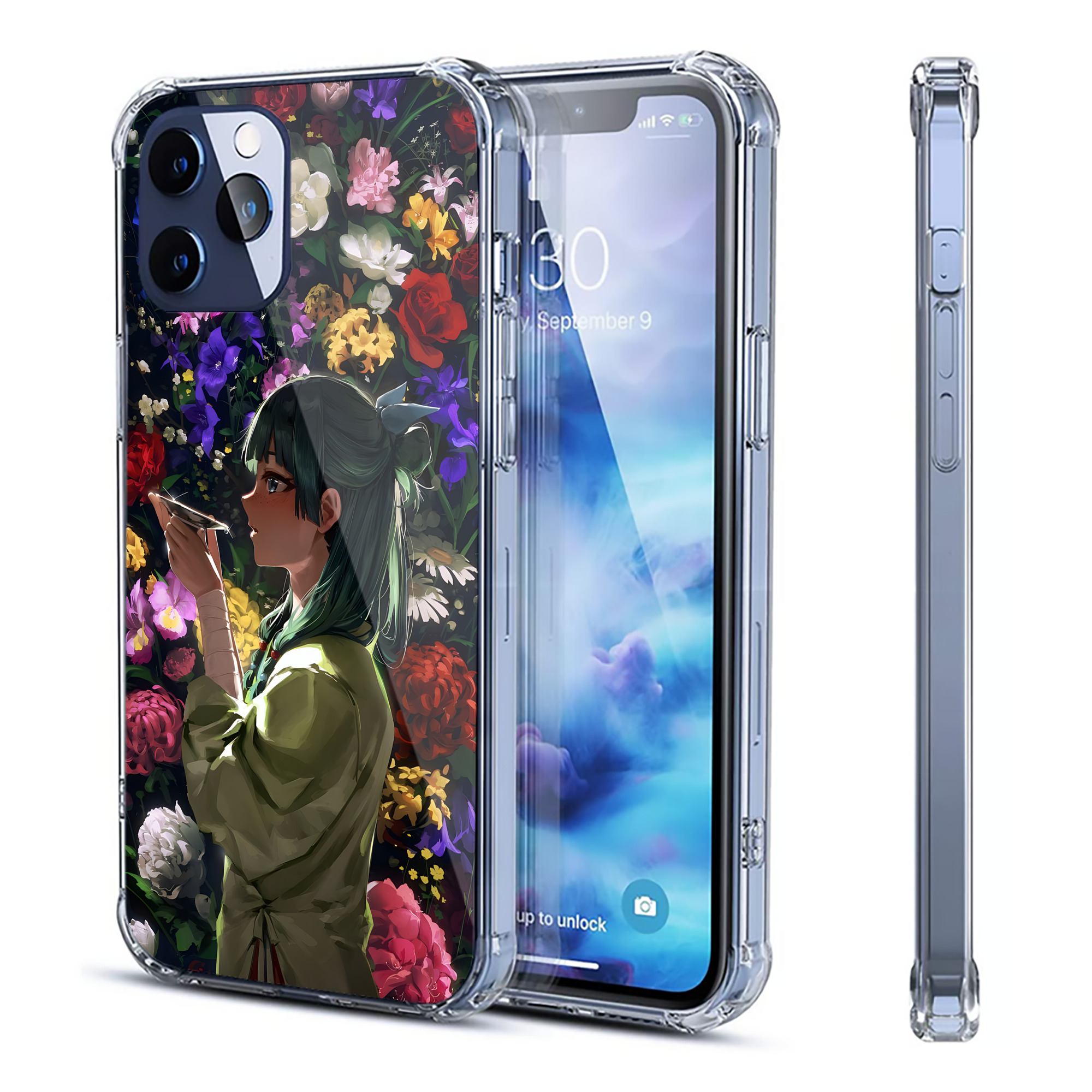 （画像用） 薬屋のひとりごと The Apothecary Diaries 【iPhone 12シリーズ対応】透明スマホケース（クリアソフトケース）